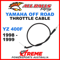 ALL BALLS 45-1181 MX YAMAHA THROTTLE CABLE YZ400F YZF400 1998-1999 OFF ROAD