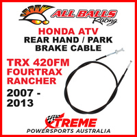 45-4016 Honda TRX420FM Fourtrax Rancher 2007-2013 ATV Rear Hand Park Brake Cable