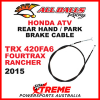 45-4017 Honda TRX420FA6 Fourtrax Rancher 2015 ATV Rear Hand Park Brake Cable