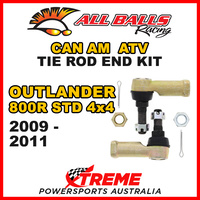 All Balls 51-1009 Can Am Outlander 800R STD 4x4 2009-2011 Tie Rod End Kit