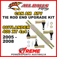 All Balls 52-1024 Can AM Outlander 400 XT 4x4 2005-2008 Tie Rod End Upgrade Kit