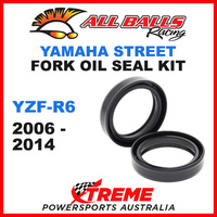 All Balls 55-116 Yamaha YZF-R6 600cc 2006-2014 Fork Oil Seal Kit 41x53x10.5