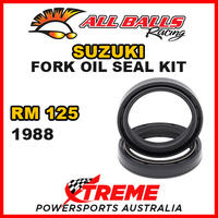 All Balls 55-123 For Suzuki RM125 RM 125 1988 Fork Oil Seal Kit 43x55x9.5/10