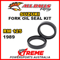 All Balls 55-125 For Suzuki RM250 RM 250 1991-1995 Fork Oil Seal Kit 46x58x10.5