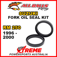 All Balls 55-129 For Suzuki RM250 RM 250 1996-2000 Fork Oil Seal Kit 49x60x10