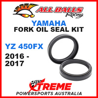 All Balls 55-132 Yamaha YZ450FX 2016-2017 Fork Oil Seal Kit 48x58.2x8.5/10.5