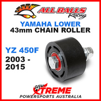 ALL BALLS 79-5007 MX LOWER CHAIN ROLLER 43mm YAMAHA YZ450F YZF450 2003-2015