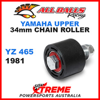 ALL BALLS 79-5008 MX UPPER CHAIN ROLLER 34mm YAMAHA YZ465 YZ 465 1981