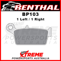 Renthal For Suzuki RM 250 1996-2012 RC-1 Works Sintered Rear Brake Pad BP103