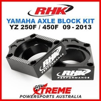 RHK MX AXLE BLOCK KIT BLACK YAMAHA YZ 250F 450F YZ250F YZ450F 2009-2013 DIRTBIKE