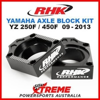 RHK MX AXLE BLOCK KIT BLACK YAMAHA YZ 250F 450F YZ250F YZ450F 2009-2013 DIRTBIKE
