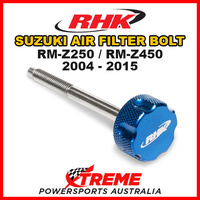 RHK MX BLUE AIR FILTER BOLT MOTO For Suzuki RMZ 250 450 RM Z250 Z450 2004-2015 BIKE