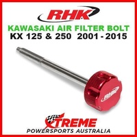 RHK MX RED AIR FILTER BOLT MOTO KAWASAKI KX125 KX250 KX 125 250 2001-2015 DIRT