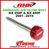 RHK MX RED AIR FILTER BOLT MOTO KAWASAKI KXF 250 450 KX250F KX450F 2001-2015