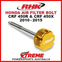RHK MX GOLD AIR FILTER BOLT MOTO HONDA CRF450R CRF450X CRF 450R 450X 2010-2015