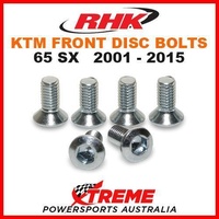 RHK MX FRONT HEAVY DUTY BRAKE DISC BOLT SET KTM 65SX SX65 65 SX 65cc 2001-2015