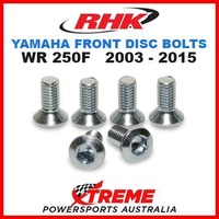 RHK MX FRONT HEAVY DUTY BRAKE DISC BOLT SET YAMAHA WR250F WRF250 2003-2015 MOTO