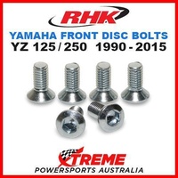 RHK MX FRONT HEAVY DUTY BRAKE DISC BOLT SET YAMAHA YZ125 YZ250 1990-2015 MOTO