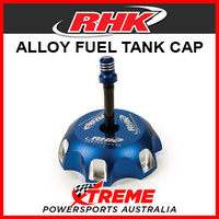 RHK Honda XR400R XR 400 R 1996-2005 Blue Alloy Fuel Tank Gas Cap, 65mm OD