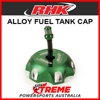 RHK Kawasaki KX85 KX 85 1996-2014 Green Alloy Fuel Tank Gas Cap, 56mm OD