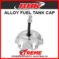 RHK For Suzuki RM-Z250 RMZ250 2005-2018 Silver Alloy Fuel Tank Gas Cap, 56mm OD