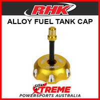 RHK Husqvarna CR65 CR 65 ALL Gold Alloy Fuel Tank Gas Cap, 50mm OD