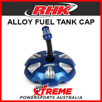 RHK Husqvarna TC250 2014-2017 Blue Alloy Fuel Tank Gas Cap, Screw Type 52mm