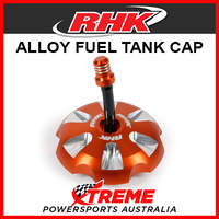 RHK KTM 350 SXF SX-F 2013-2020 Orange Alloy Fuel Tank Gas Cap, Screw Type 52mm