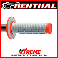 Renthal Mx Grips Red Grey Dual Compound Diamond/Waffle Dirt Bike Motorcycle  