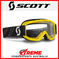 Scott 89Si Youth Yellow Goggles With Clear Lens Motocross Dirt Bike