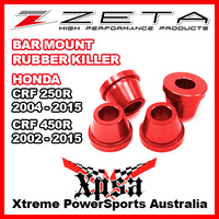 ZETA BAR MOUNT RUBBER KILLER RED HONDA CRF 250R CRF250R 04-2015 CRF450R 02-2015