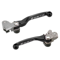 Zeta Kawasaki KX450F 2006-2012 Black Pivot Brake Clutch Lever Set FP ZE44-1101