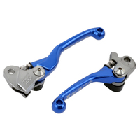 Zeta Kawasaki KX125 2000-2005 Blue Pivot Brake Clutch Lever Set FP ZE44-2102