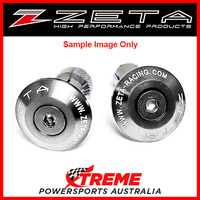 Zeta Titanium-color Bar End Plugs 29mm ZE48-7003
