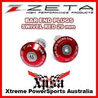Zeta Red Bar End Plugs Swivel 29mm ZE48-8106