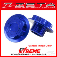 Zeta Kawasaki KLX110/L 2002-2017 M22x30-P1.0 H12 Blue Steering Stem Nut ZE58-2032