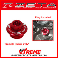 Red Oil Filler Plug For Suzuki RM125 2001-2008, Zeta ZE89-2210