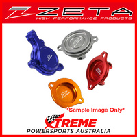 Zeta For Suzuki RMZ250 2007-2018 Red Anodised Aluminium Oil Filter Cover ZE90-1253