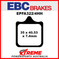 Husqvarna SM 610 S 2006 Sintered Street/Trackday Front Brake Pad EPFA322/4HH EBC