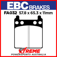 Honda GL 1000 K Goldwing 75-79 EBC Semi-Sintered Rear Brake Pads FA032V