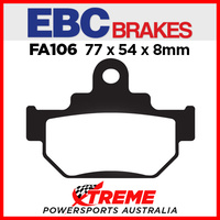 For Suzuki RM 125/250 F/G 85-86 EBC Organic Carbon Front Brake Pads, FA106TT