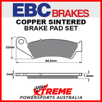 EBC Honda XR250R 1989-1995 Sintered Copper Front Brake Pad FA125R