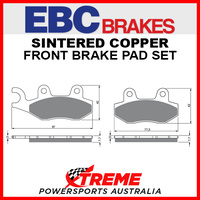 EBC Husqvarna TC610 92-95 Sintered Copper Front Brake Pad FA135R