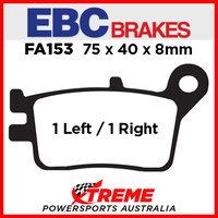 Honda XLR 250 Baja MK2 All Years EBC Organic Rear Brake Pads, FA153