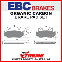 EBC Yamaha YFM700R Raptor 2005-2018 Organic Carbon Front Left Brake pad FA165TT