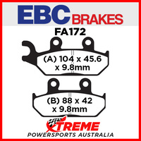 Yamaha XTZ 660 Tenere 91-98 EBC Organic Carbon Front Brake Pads, FA172TT