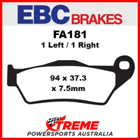 EBC Yamaha TT 600 R 1997-2002 Organic Carbon Front Brake Pad FA181TT