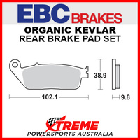 EBC Honda VFR800X Crossrunner 2011-2013 Organic Rear Brake Pad FA196