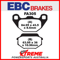 Kymco Like 200 i 2009 EBC Organic Front Brake Pads, FA305