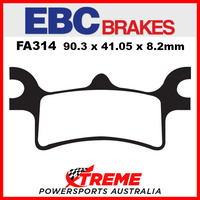 Polaris 500 Sportsman Forest 2012 EBC Sintered Copper Rear Brake Pads, FA314R